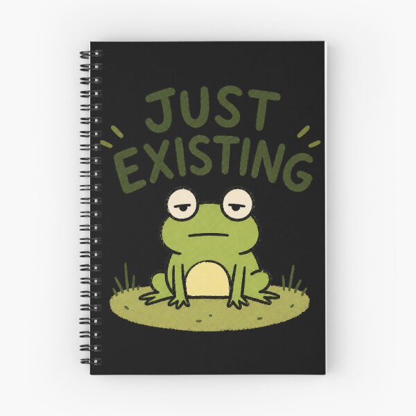 Item preview, Just Existing Frog Low Energy Meme designed and sold by LOL-N-LIFESTYLE.