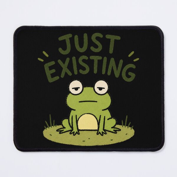 Item preview, Just Existing Frog Low Energy Meme designed and sold by LOL-N-LIFESTYLE.