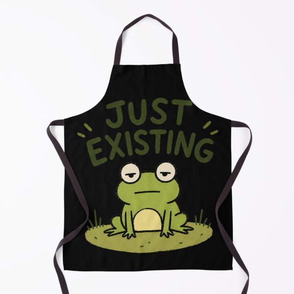 Item preview, Just Existing Frog Low Energy Meme designed and sold by LOL-N-LIFESTYLE.