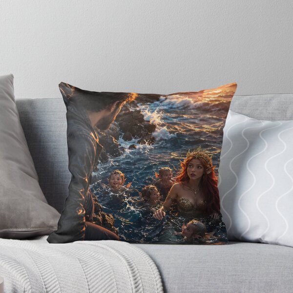 Item preview, Mermaid Family at Magical Ocean Sunset designed and sold by Bhaskar Digital Art.