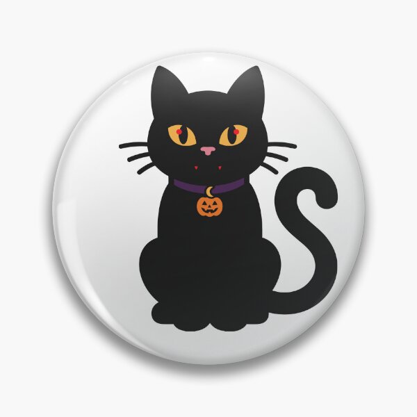 Item preview, Diseño vectorial de camiseta de Halloween con un lindo gato negro - Gráfico de gatito con collar de calabaza espeluznante designed and sold by Rabu10.