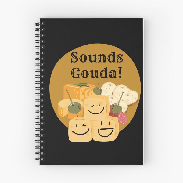 Item preview, Cheesy Charcuterie Board Pun designed and sold by LisaLousPuns.