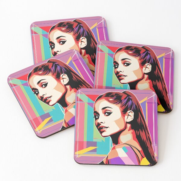 Item preview, Ariana Grande - Retrato de arte pop geométrico designed and sold by DGMaxShop.