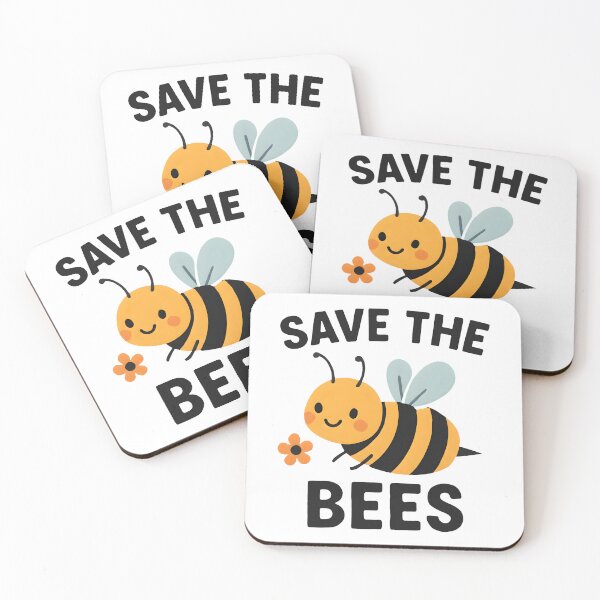 Item preview, Save The Bees Cute Cartoon Pollinator Awareness Honey Bees designed and sold by Photo-Sphere101.