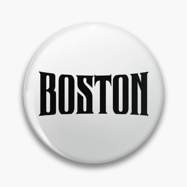 Item preview, Boston Retro Arched Bold Black Minimalist Typography designed and sold by FemmePod.