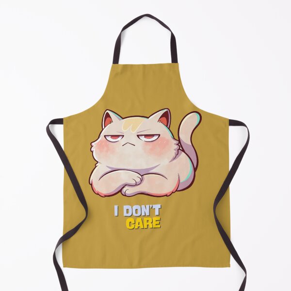 Item preview, I Don't Care – Sassy Lazy Cat Funny Attitude Design designed and sold by Mousy17.