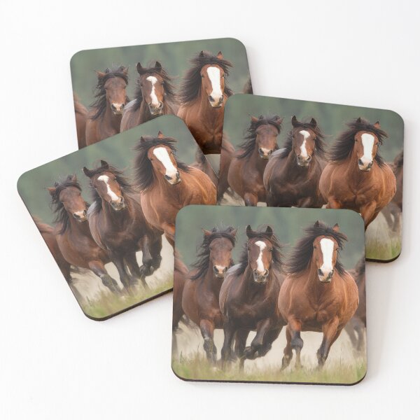 Item preview, Herd of horses running in open field designed and sold by anytka.