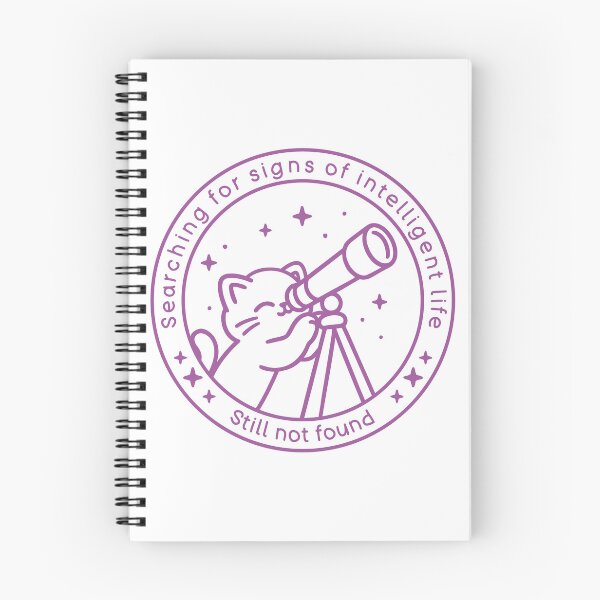 Item preview, Cat Looking Through Telescope designed and sold by MySimpleFlow.