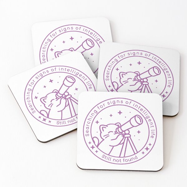 Item preview, Cat Looking Through Telescope designed and sold by MySimpleFlow.