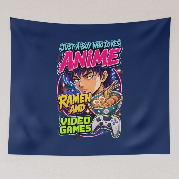 Item preview, Anime Ramen Video Games  designed and sold by otakekaiten66.