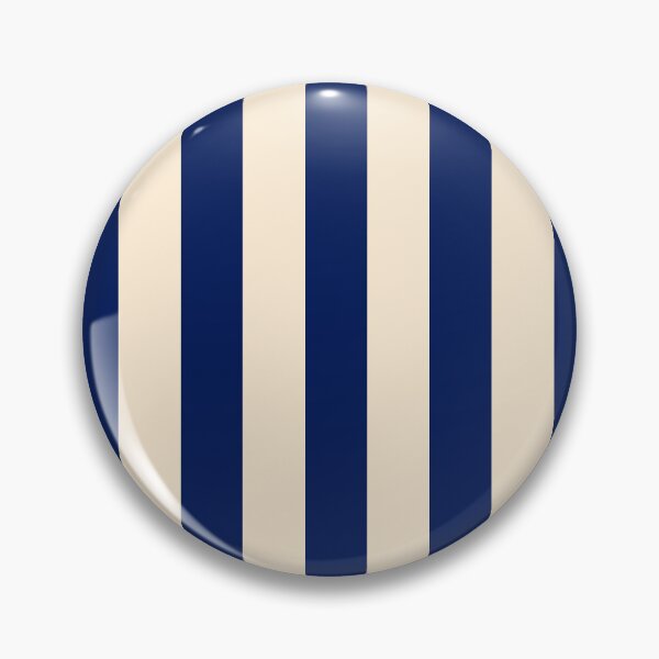 Item preview, Cabana stripe pattern in Navy blue and cream designed and sold by RishabhArts1.