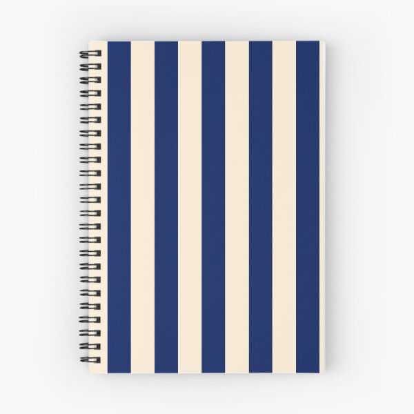Item preview, Cabana stripe pattern in Navy blue and cream designed and sold by RishabhArts1.