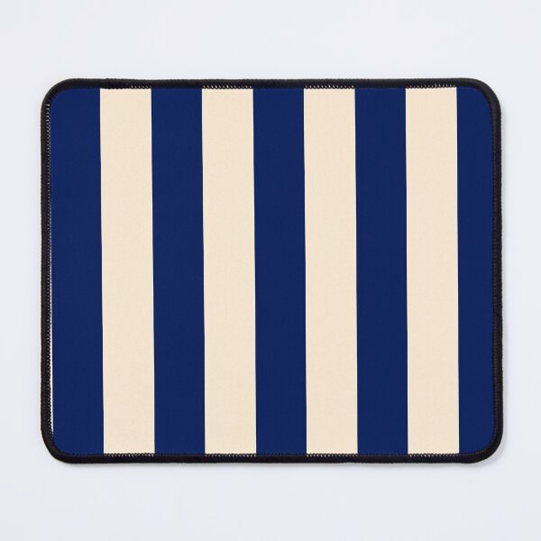 Item preview, Cabana stripe pattern in Navy blue and cream designed and sold by RishabhArts1.