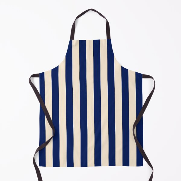 Item preview, Cabana stripe pattern in Navy blue and cream designed and sold by RishabhArts1.