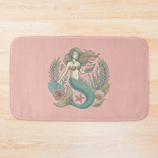 Item preview, Vintage Mermaid Conch Shell  designed and sold by Milasneeze.