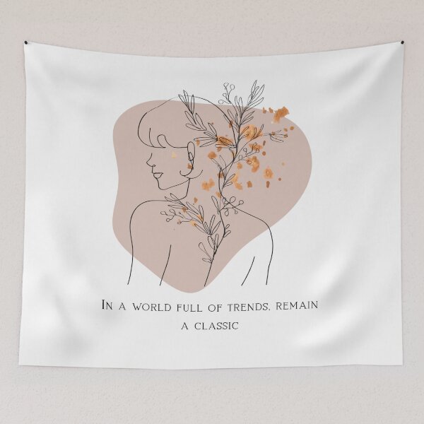 Item preview, Minimalist Line Art Female Silhouette Remain A Classic designed and sold by Jelicint.