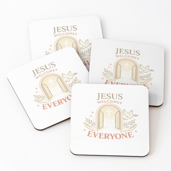 Item preview, Jesus Welcomes Everyone – Inclusive Christian Faith Design designed and sold by SoulThread Studio.