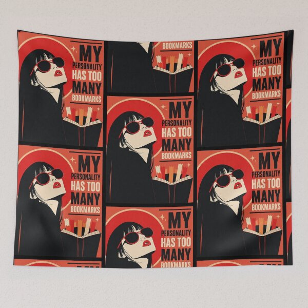 Item preview, My Personality Has Too Many Bookmarks designed and sold by Noirvasca.