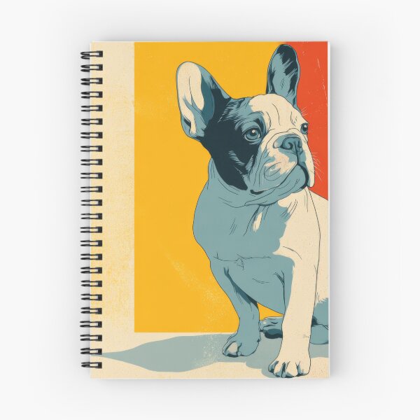 Item preview, French bulldog sits in bright colors designed and sold by anytka.