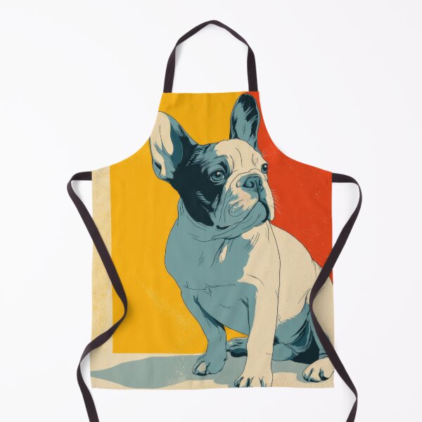 Item preview, French bulldog sits in bright colors designed and sold by anytka.