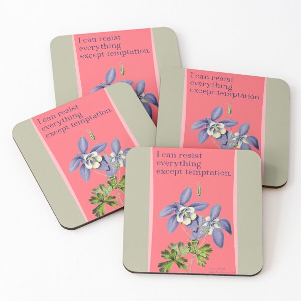 Item preview, Vintage Columbine Illustration Wilde Quote designed and sold by LabFish Creations.