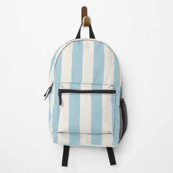 Item preview, Cabana stripe pattern in sky blue and white designed and sold by RishabhArts1.