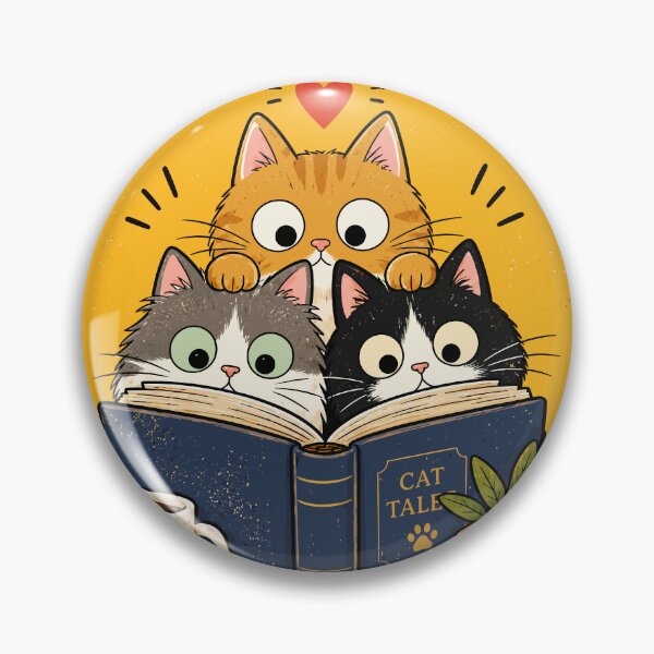 Item preview, Cats And Books Purr-fect Pair Cute Reading Kittens Coffee Graphic Art designed and sold by The Upside Down.