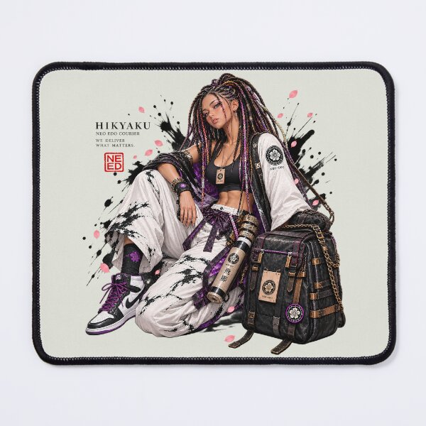 Item preview, Modern Hikyaku – Dreadlock Street Courier designed and sold by Neo Edo Studio.