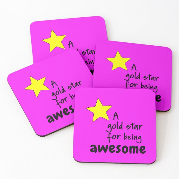 Item preview, A Gold Star For Being Awesome designed and sold by glowdesigns.