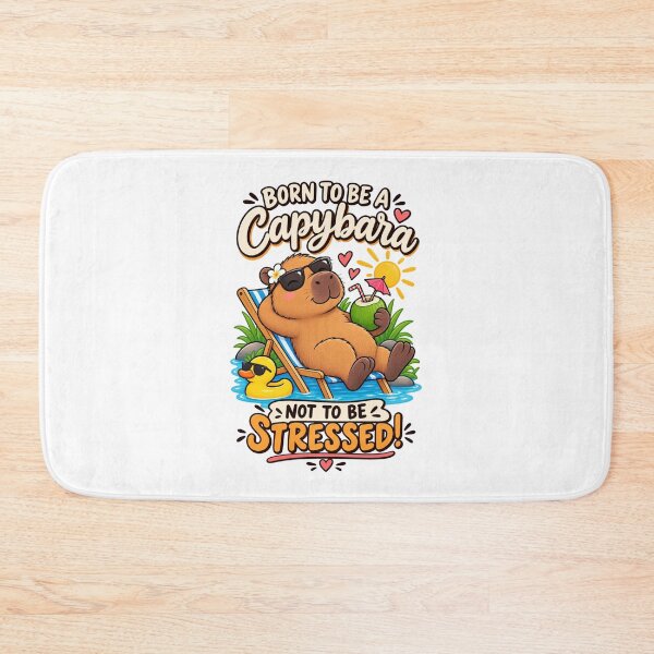 Item preview, Cute and funny capybara design  designed and sold by JrNergal.