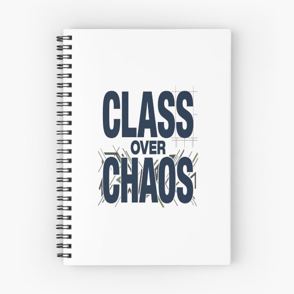 Item preview, Class Over Chaos. Elegant Minimalist Statement Design designed and sold by Aarvya Fashion Club ( A.F.C ).