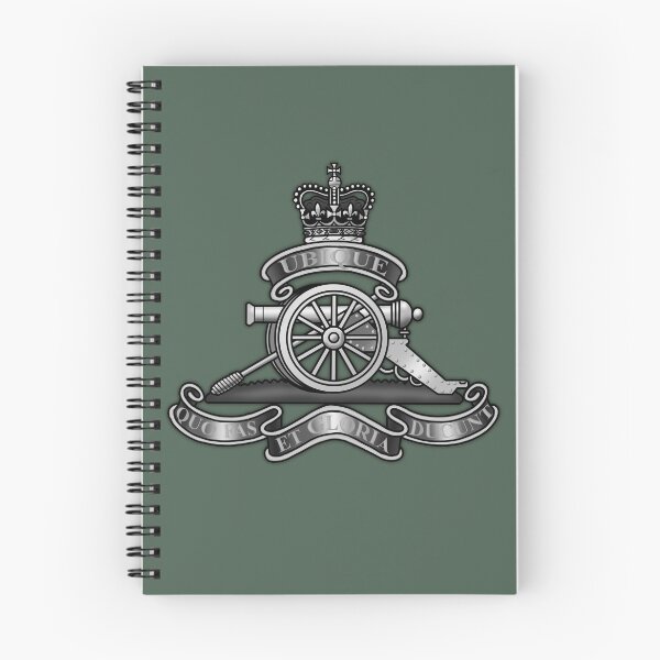 Item preview, Royal Artillery Cap Badge black and white designed and sold by Auburn-Art.