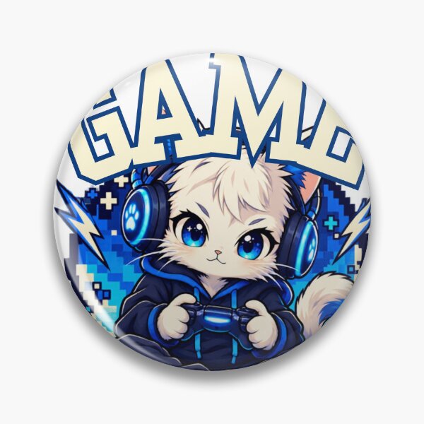 Item preview, Cute Gamer Cat One More Game designed and sold by WelLarsDigitals.