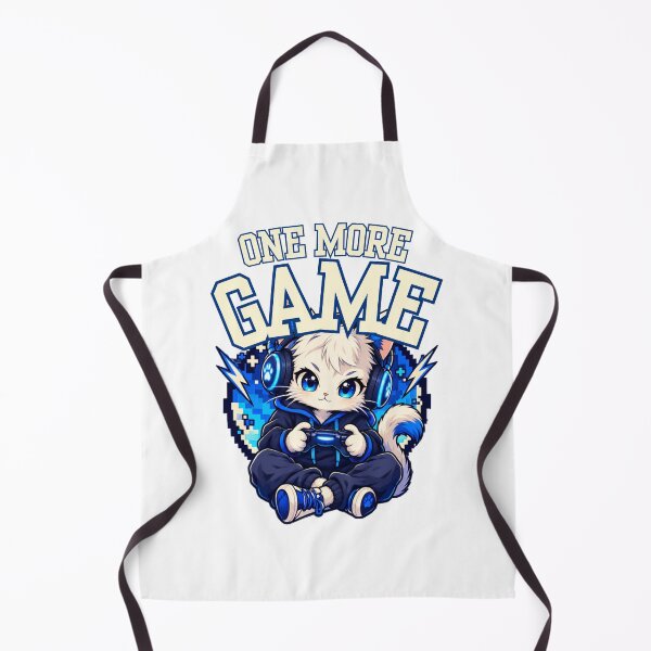 Item preview, Cute Gamer Cat One More Game designed and sold by WelLarsDigitals.