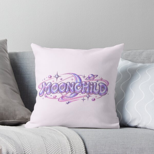 Item preview, Moonchild Lavender Chrome Bubble Text designed and sold by Inkworksbyshery.