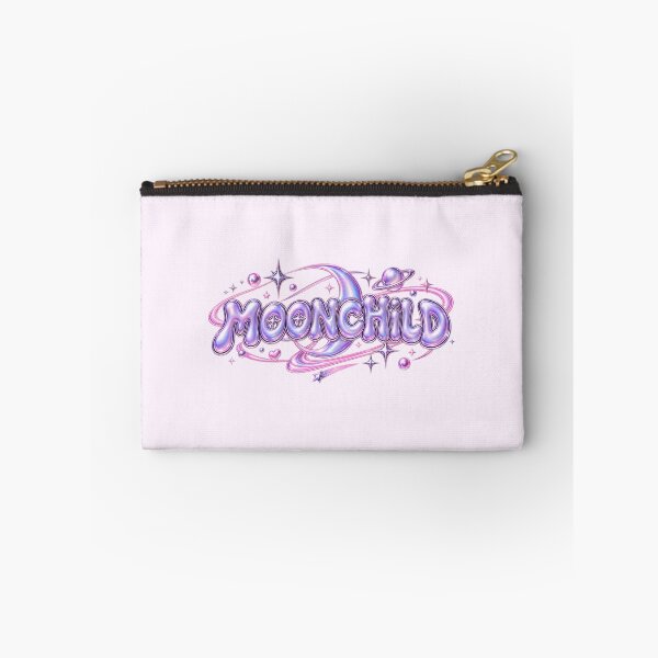 Item preview, Moonchild Lavender Chrome Bubble Text designed and sold by Inkworksbyshery.