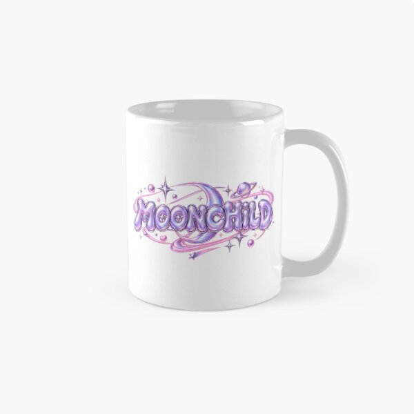 Item preview, Moonchild Lavender Chrome Bubble Text designed and sold by Inkworksbyshery.