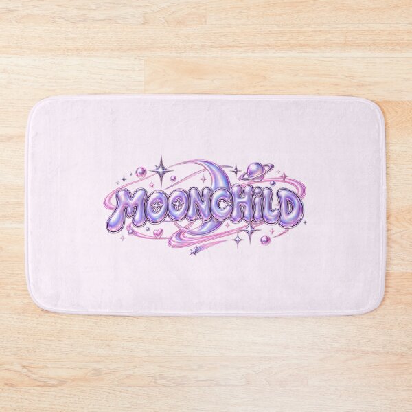 Item preview, Moonchild Lavender Chrome Bubble Text designed and sold by Inkworksbyshery.