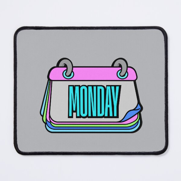 Item preview, Monday Calendar Page – Colorful Cartoon Graphic T-Shirt designed and sold by Aimetoi.