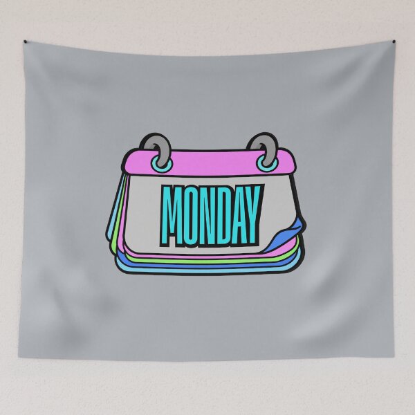 Item preview, Monday Calendar Page – Colorful Cartoon Graphic T-Shirt designed and sold by Aimetoi.