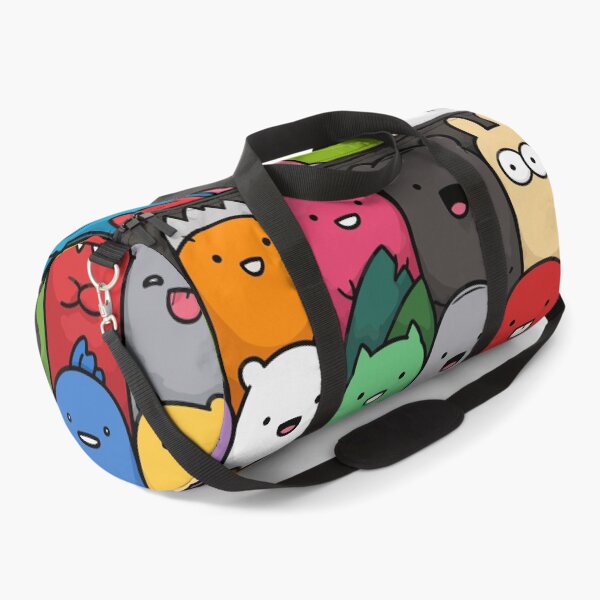 Item preview, Cute Kawaii Bean Doodles Funny Stacked Cartoon Monster Animals Graphic Art designed and sold by The Upside Down.