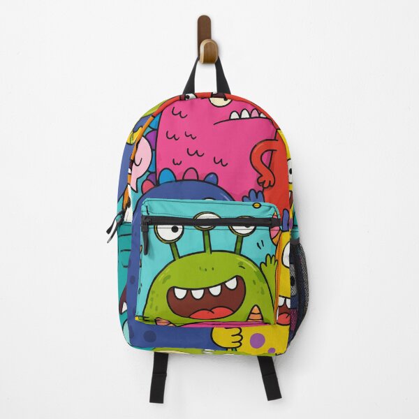 Item preview, Cute Friendly Monsters Alien Squad Colorful Cartoon Doodles Art designed and sold by The Upside Down.