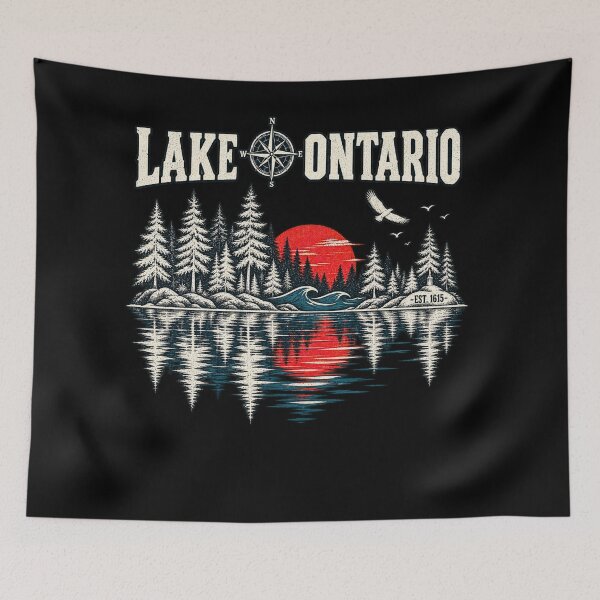 Item preview, lake-ontario-canada designed and sold by Starry Night Creative Art.