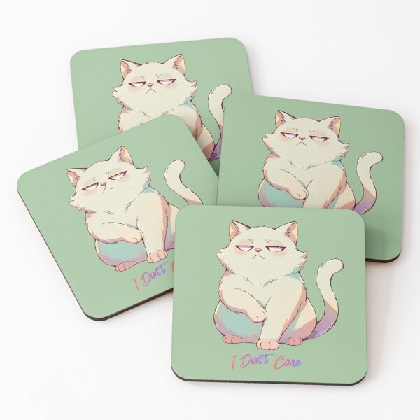 Item preview, I Don't Care – Sassy Unbothered Cat Funny Attitude Design designed and sold by Mousy17.