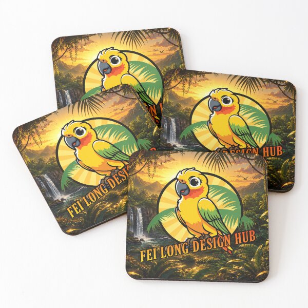 Item preview, Tropical Parrot Paradise Fei Long  designed and sold by Fei Long Design Hub.