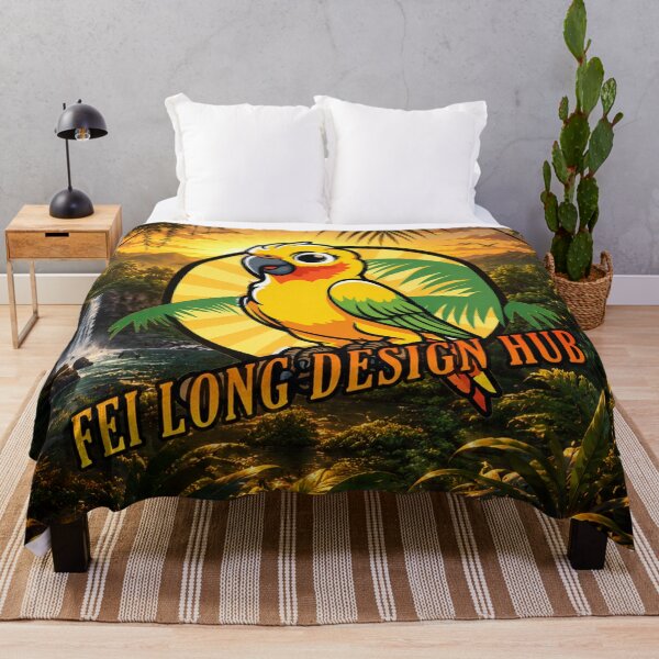 Item preview, Tropical Parrot Paradise Fei Long designed and sold by Fei Long Design Hub.