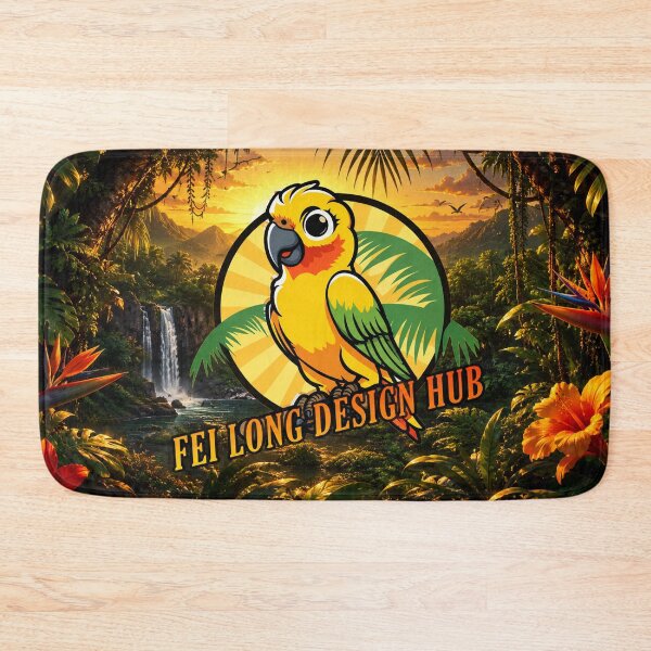 Item preview, Tropical Parrot Paradise Fei Long  designed and sold by Fei Long Design Hub.