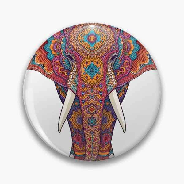 Item preview, Mandala Elephant designed and sold by catcurio.