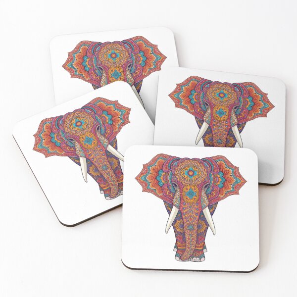 Item preview, Mandala Elephant designed and sold by catcurio.