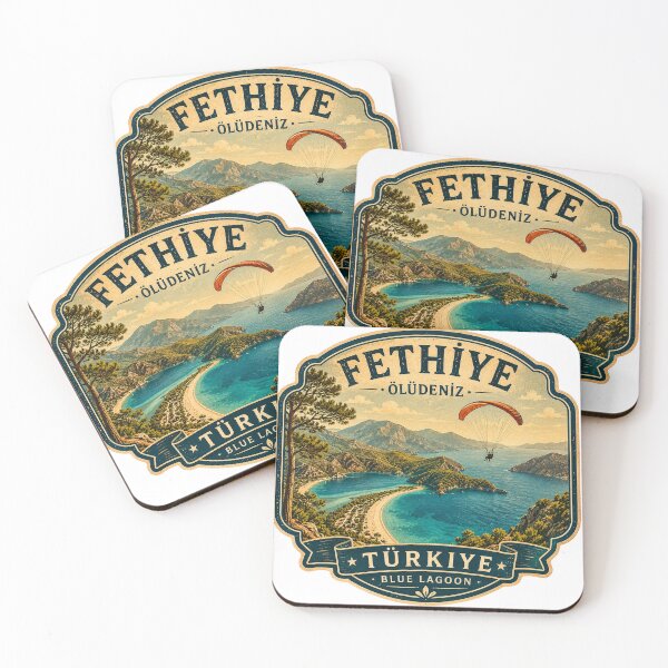 Item preview, Oludeniz Blue Lagoon Vintage Travel Badge | Fethiye Turkey Sticker designed and sold by DreamPaw Studio.